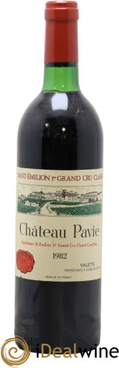 vue du vin Chateau Pavie