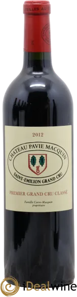 photo du vin Château Pavie Macquin