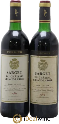 image du vin Sarget de Gruaud Larose