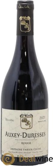 photo du vin Fabien Coche Auxey Duresses Rouge
