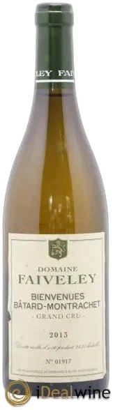 photo du vin Bienvenues-Bâtard-Montrachet Grand Cru Faiveley