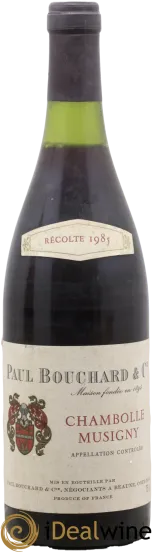photos du vin Paul Bouchard