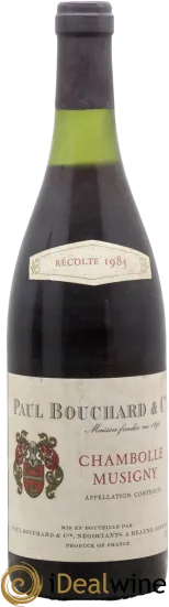 photos du vin Paul Bouchard