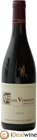 illustration du vin Berthaut Gerbet Clos de Vougeot Grand Cru