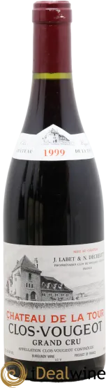 photo du vin Clos de Vougeot Grand Cru Château de la Tour