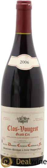 vue du vin Clos de Vougeot Christian Confuron