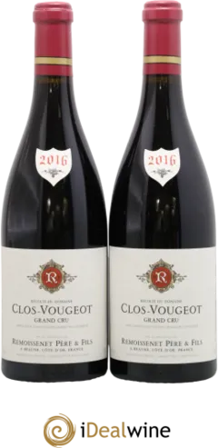 illustration du vin Clos Vougeot Grand Cru Remoissenet Père et Fils