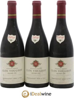 illustration du vin Clos Vougeot Grand Cru Remoissenet Père et Fils