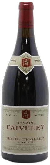 vue du vin Domaine Faiveley Corton Clos des Cortons Grand Cru Monopole Rouge