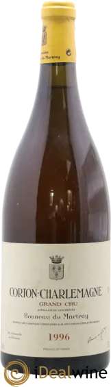photo du vin Corton-Charlemagne Grand Cru Bonneau du Martray