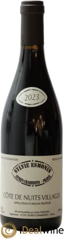 illustration du vin Sylvie Esmonin Côte de Nuits Villages