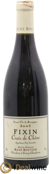 photo du vin Crais de Chêne