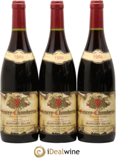 photos du vin Gilles Burguet Gevrey Chambertin "les Corvées"