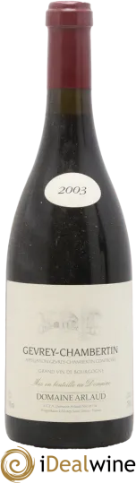 photo du vin Arlaud Gevrey Chambertin