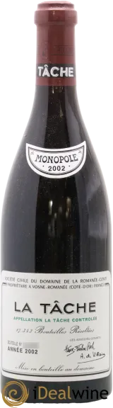 illustration du vin la Tâche