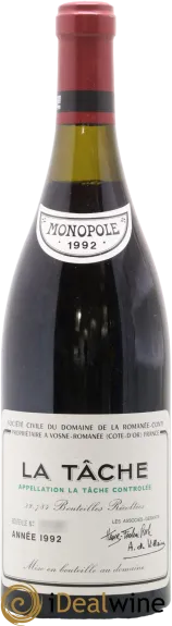 illustration du vin la Tâche