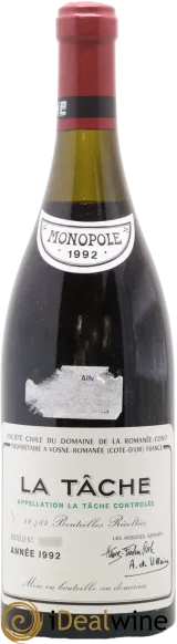 illustration du vin la Tâche