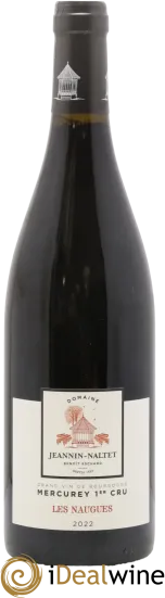 aperçu du vin Mercurey 1er Cru Aoc "Clos des Grands Voyens" Domaine Jeannin-Naltet