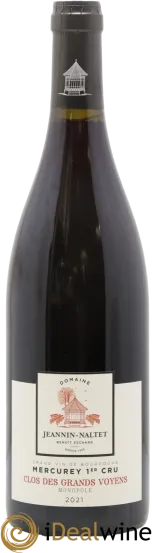 photo du vin Clos des Grands Voyens Jeannin Naltet
