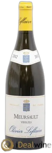 vue du vin Olivier Leflaive Meursault "Vireuils" 2019