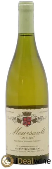 photo du vin Boyer-Martenot Meursault "les Tillets" Blanc