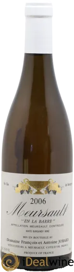 capture du vin Meursault François et Antoine Jobard