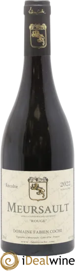 image du vin Meursault Rouge Fabien Coche