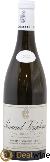 photo du vin Antonin Guyon Pernand-Vergelesses 1er Cru Sous Frétille