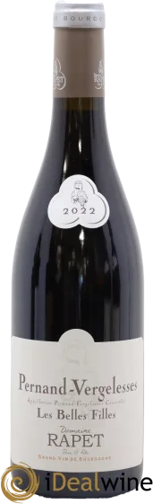 illustration du vin Pernand-Vergelesses Belles Filles Rouge Domaine Rapet Père et Fils