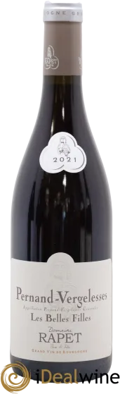 illustration du vin Pernand-Vergelesses Belles Filles Rouge Domaine Rapet Père et Fils