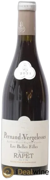 illustration du vin Pernand-Vergelesses Belles Filles Rouge Domaine Rapet Père et Fils