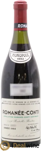 aperçu du vin Romanée-Conti