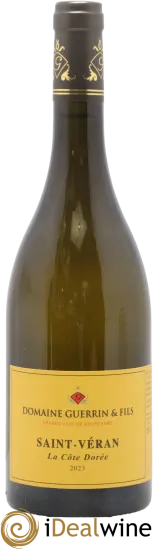 illustration du vin Saint Véran la Côte Dorée Domaine Guerrin et Fils