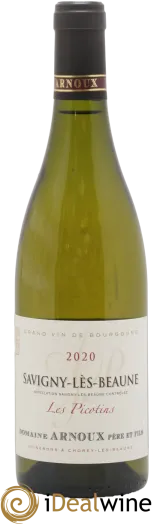 illustration du vin Domaine Arnoux "les Picotins" Savigny-les-Beaune Blanc Savigny-Lès-Beaune