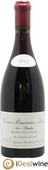 photo du vin Aux Brûlées