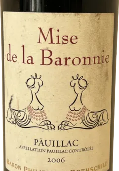 photo Mise de la Baronnie Baron Philippe de Rothschild