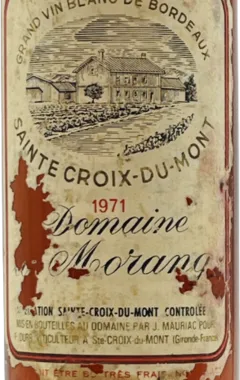 photo du vin Domaine de Morange