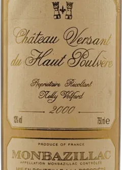 aperçu du vin Château Versant du Haut Poulvere