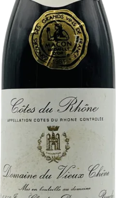 photo du vin Domaine du Vieux Chene