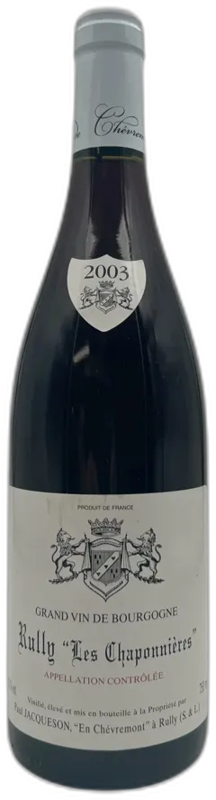 photo du vin Rully Chaponnières