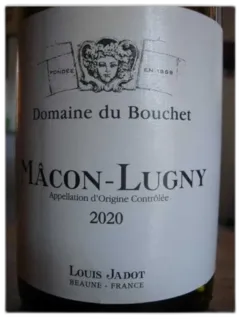 image du vin Macon Lugny Domaine du Bouchet Jadot 2020