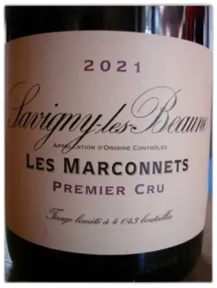 photo Savigny les Beaune 1er Cru les Marconnets Domaine de la Vougeraie 2021