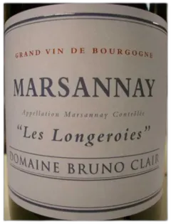 photo Marsannay les Longeroies Bruno Clair 2013