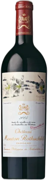 vue du vin Collection Château Mouton Rothschild 1er Cru Classé