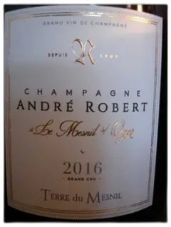 photo Champagne Andre Robert Terre du Mesnil Grand Cru 2016