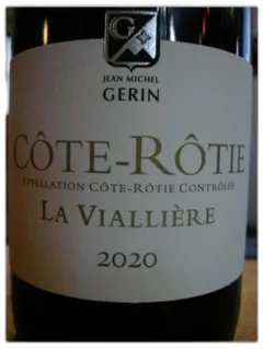 photo Cote Rotie Gerin la Vialliere 2020 Magnum