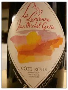 photo Cote Rotie Gerin la Landonne 2017