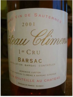 photo Chateau Climens 2001