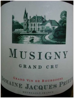 photo Musigny Grand Cru 2013 Jacques Prieur