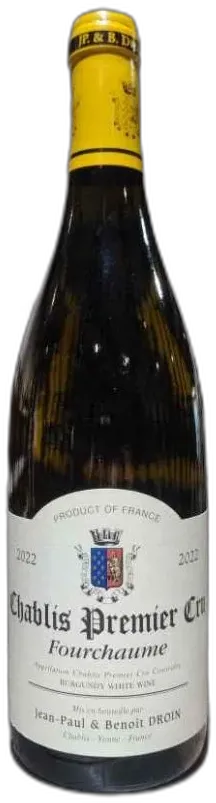 photo Chablis 1er Cru Fourchaume Jean Paul et Benoit Droin 2022